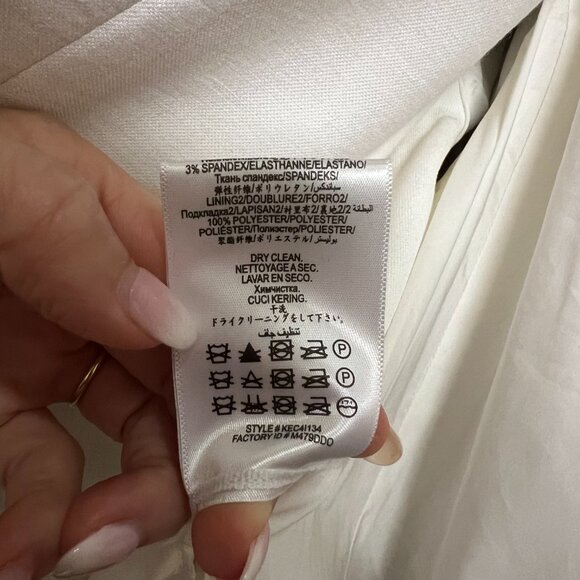 BCBGMaxazria Corey White Cropped Jacket NWT - Picture 8 of 8